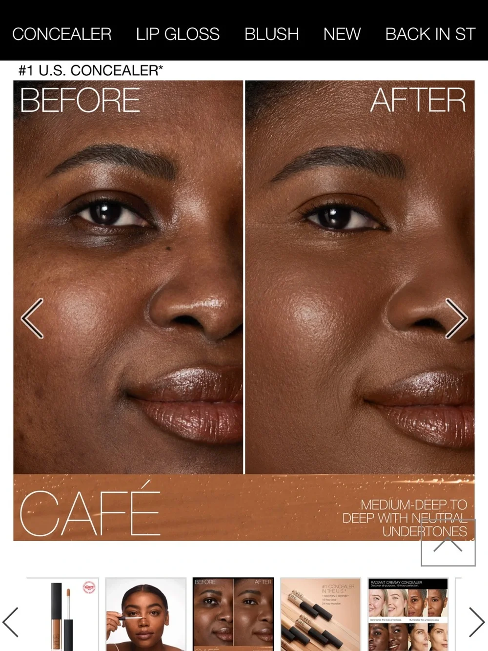 NARS Mini Radiant Creamy Concealer makeup